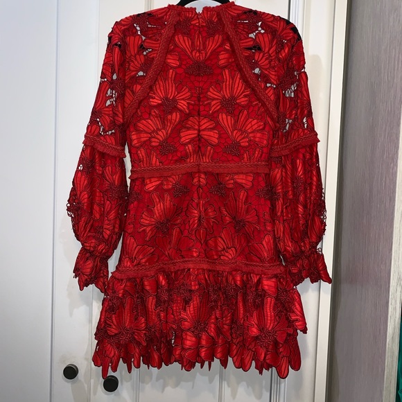 Alexis Fransisca Floral Lace Blouson